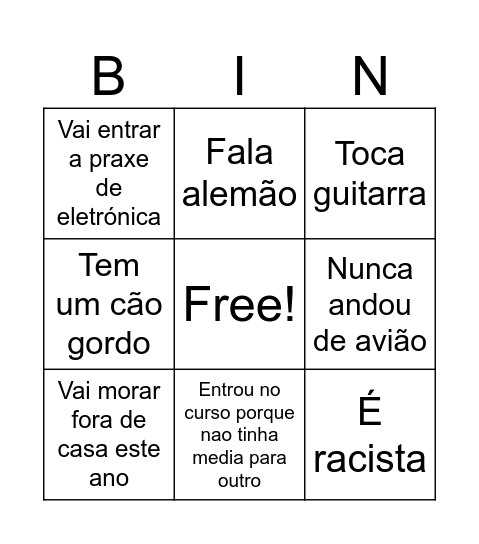 NEEEICUM Bingo Card