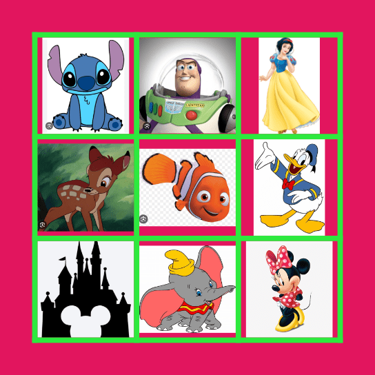 בינגו יום הולדת של נועה ויעל Bingo Card