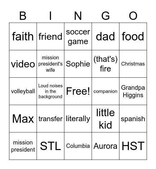 Betty Bingo 9-10-25 Bingo Card