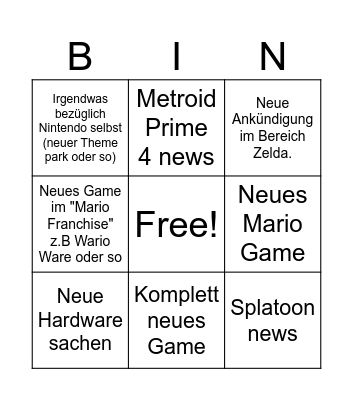 Direct Bingo Card