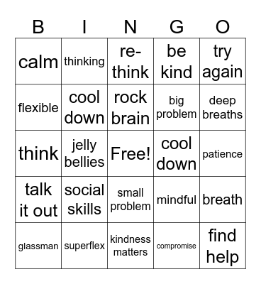 Superflex Bingo Card