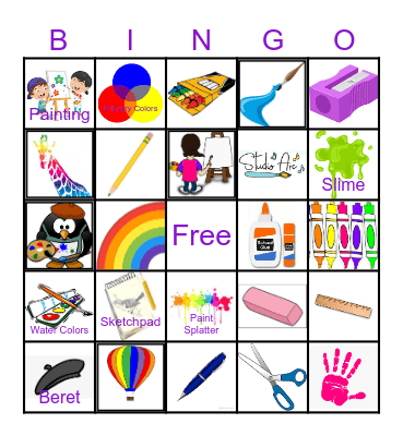 Art @ Studio Arc Bingo Card