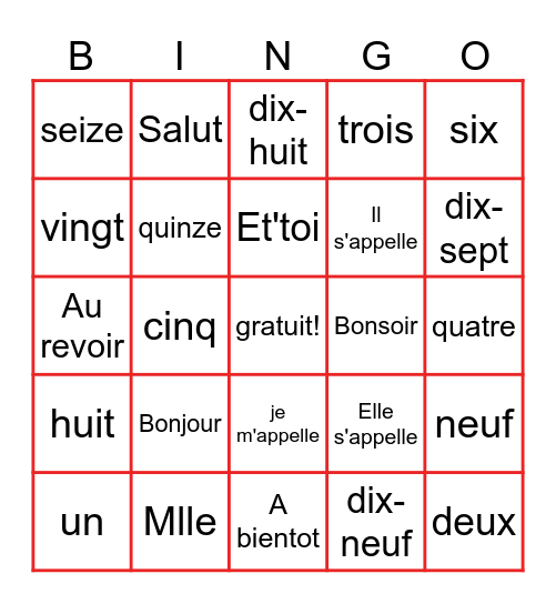 Riley Dwyer Bingo Card