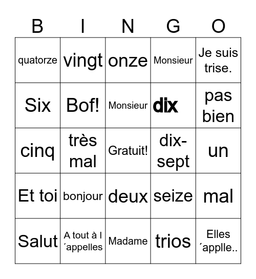 Kayci Owens Bingo Card