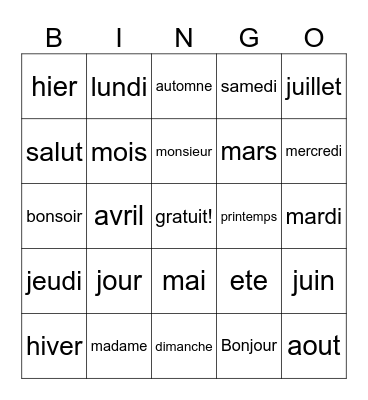 Alana Daniels Bingo Card