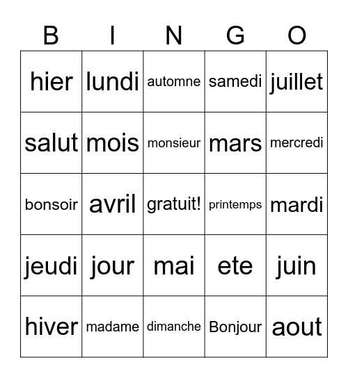 Alana Daniels Bingo Card