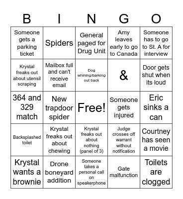 DSB Bingo v2 Bingo Card