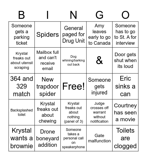 DSB Bingo v2 Bingo Card