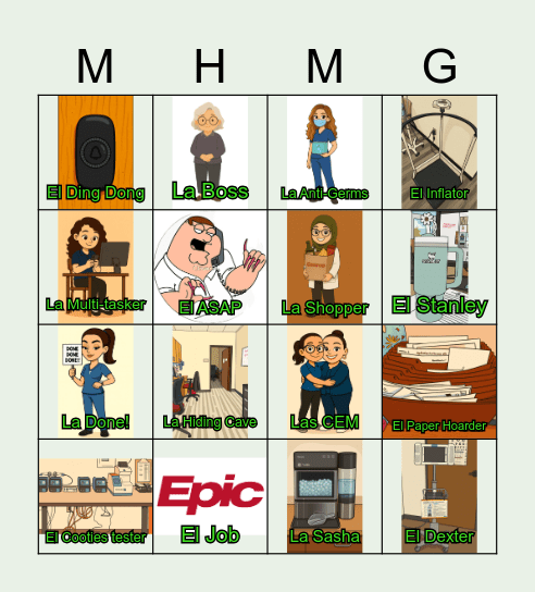 Sweetwater Loteria Bingo Card