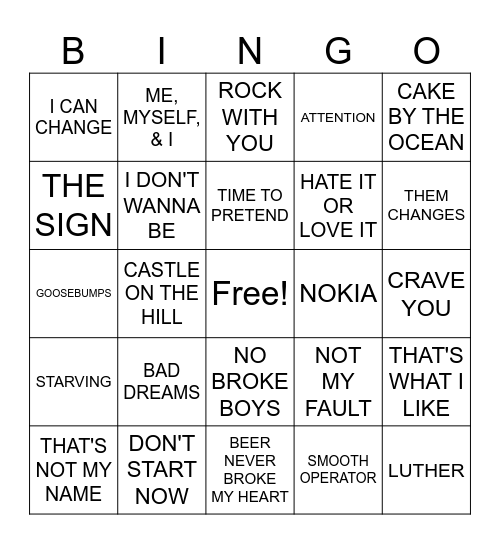 9/11- Round One Bingo Card