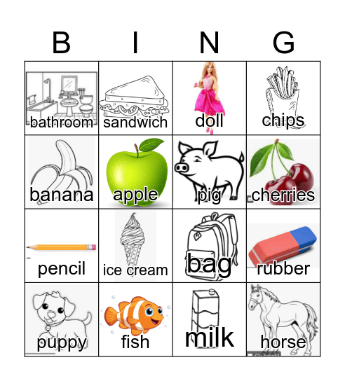 Revision Bingo (3rd grade) Bingo Card