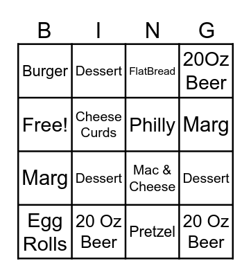 Wild Bingo Card