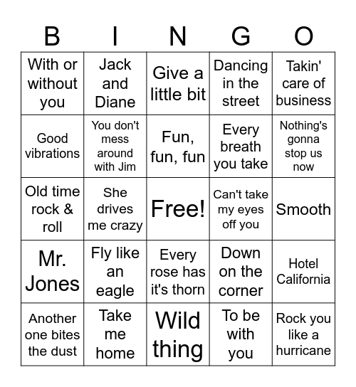 Game 1-9/10/25 Bingo Card