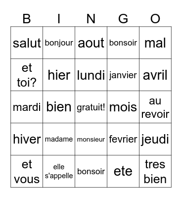 Dylan Loja Bingo Card