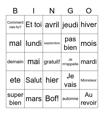 Karissa Phillip Bingo Card