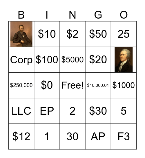 Product Knowledge Bingo Card