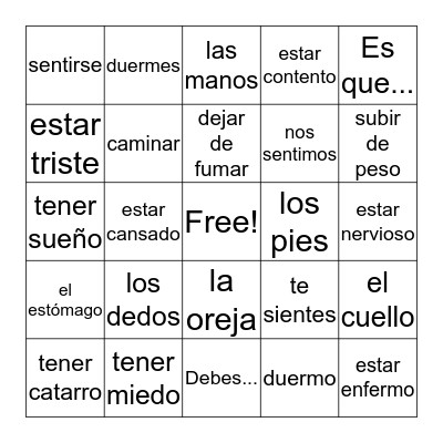 Ch7R Bingo Card