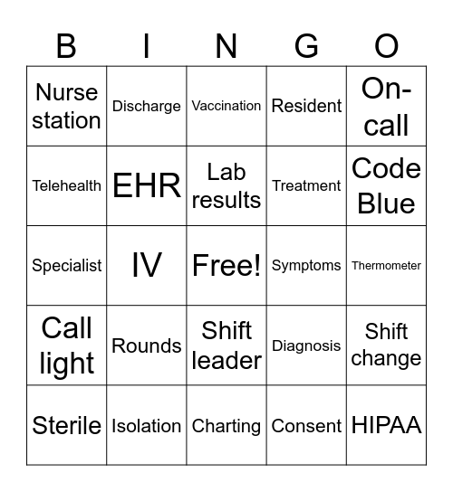 UM Bingo Card