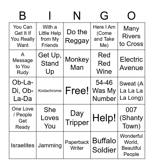 33MB ROUND 4 Bingo Card