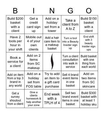 HOLIDAY BINGO Card