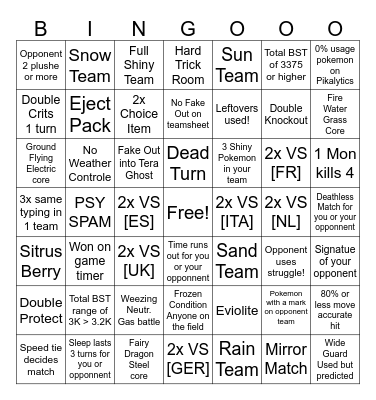 Frankfurt Regional's Bingo public card! Bingo Card