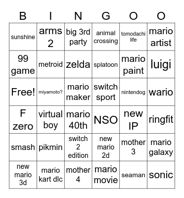 direct 120925 Bingo Card