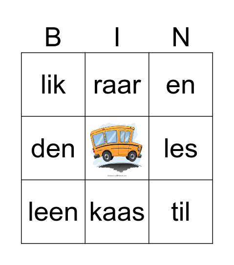 lijn 3 thema 1 week 3 Bingo Card