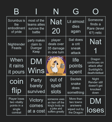 Icewind Dale RotF (Hardcore) Ep. 18 | Rise and Revolt Bingo Card