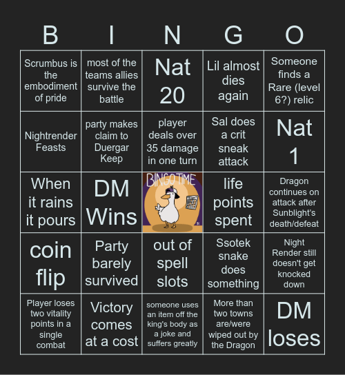 Icewind Dale RotF (Hardcore) Ep. 18 | Rise and Revolt Bingo Card