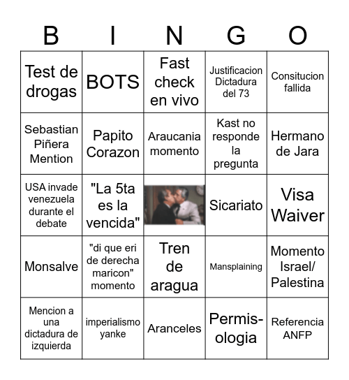 B I N G O Bingo Card
