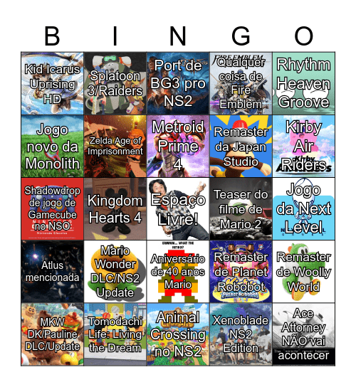 Direct 12/09 Bingo Card