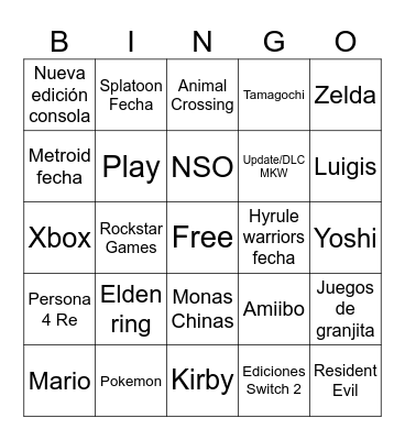 Direct Bingo Card