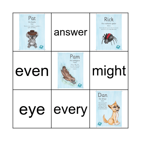 Reading Groups Bingo Card