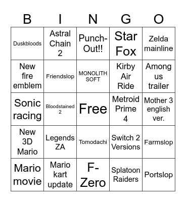 charlie direct 9/12/25 Bingo Card
