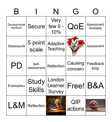 B&S ACL Tutor CPD 11.09.25 Bingo Card