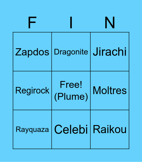 Before Brock Bingo Bash Bingo Card