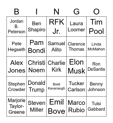 F*** AROUND AND YOU SHALL FIND OUT Bingo Card