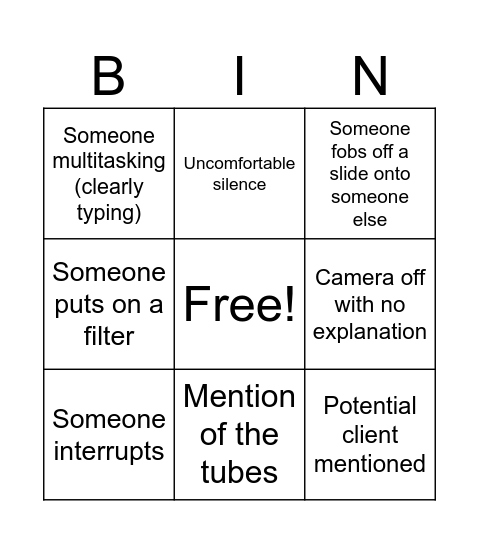 Weekly Donwload Bingo! Bingo Card