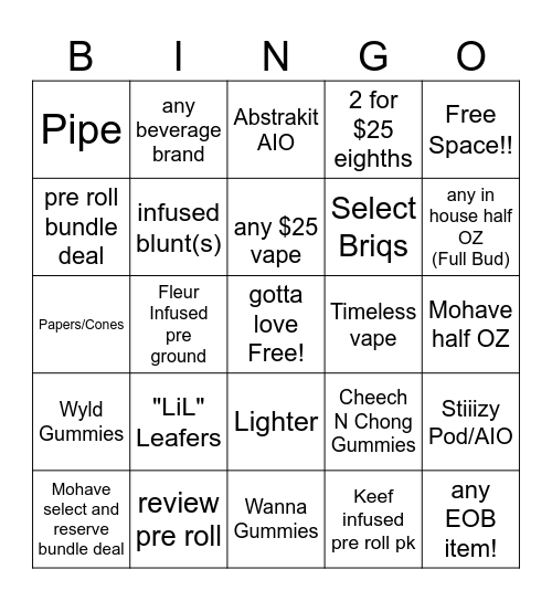 9/11 JARS Bingo Card