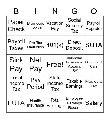 Michigan Statewide Bingo Card