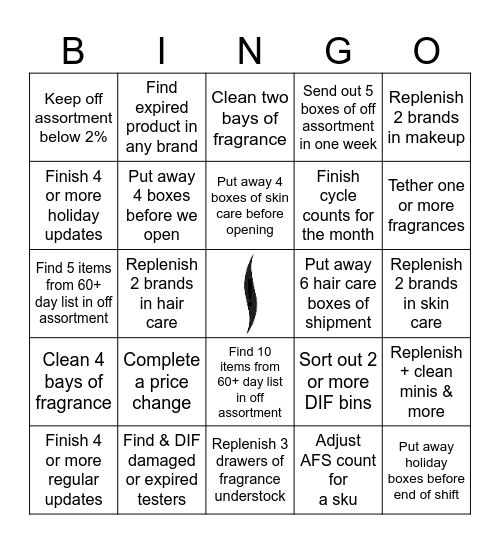 HOLIDAY BINGO Card