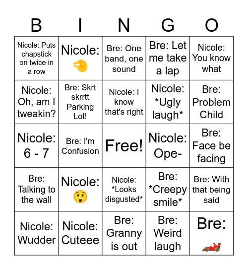 Who Said Dat!?! Bingo Card