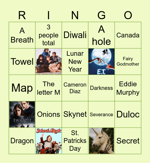 Swamp Showdown: Riddle Bingo Battle 🐉 Bingo Card