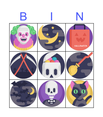 HALLOWEEN BINGO Card