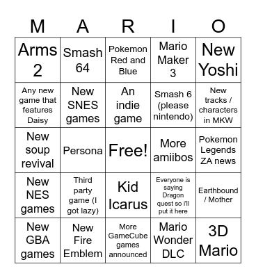 direct bingo Card