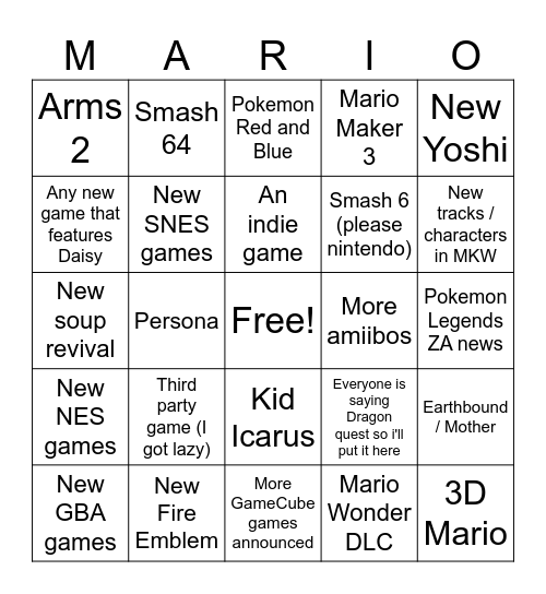 direct bingo Card