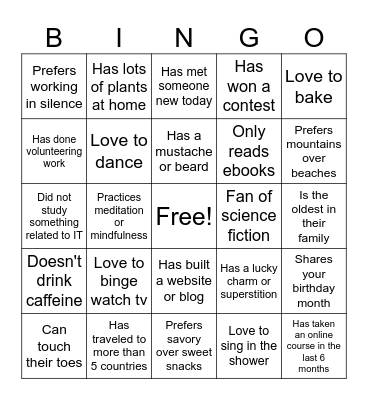 GBT/MAA/CE MIXER Bingo Card