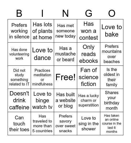 GBT/MAA/CE MIXER Bingo Card