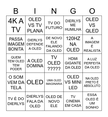 Dierlys e a Oled Bingo Card