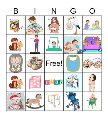 BABY BARSANTI BINGO BASH Bingo Card